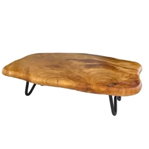 Mini Mesa de Madeira Orgânica